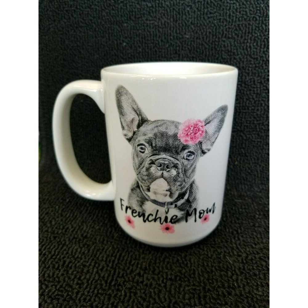 Frenchie Mom Dog Ceramic Graphic Coffee Mug Pet